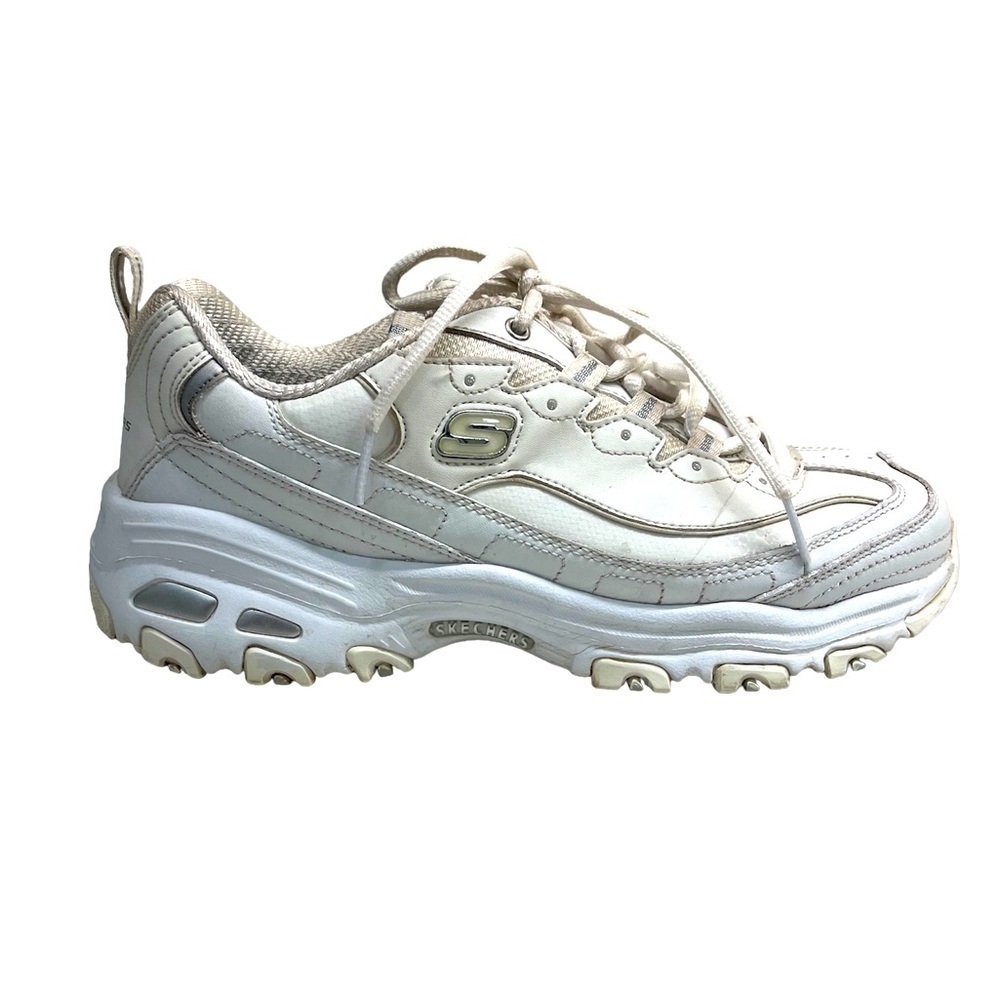 SKECHERS D’Lites - Fresh Start White Size 9